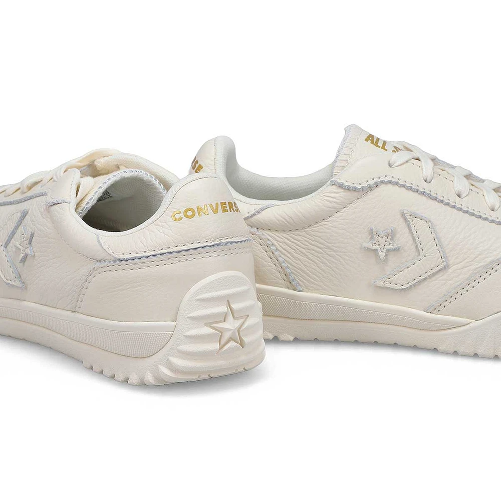 Women's Run Star Trainer-Mono Leather Lace Up Snea