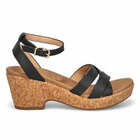 Women's Alicent Wedge Sandal - Black