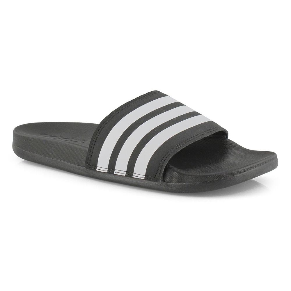 Women's Adilette CF+ Stripes Slide - Black/White