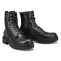 Women's Bavna Lace Up Combat Boot - Black