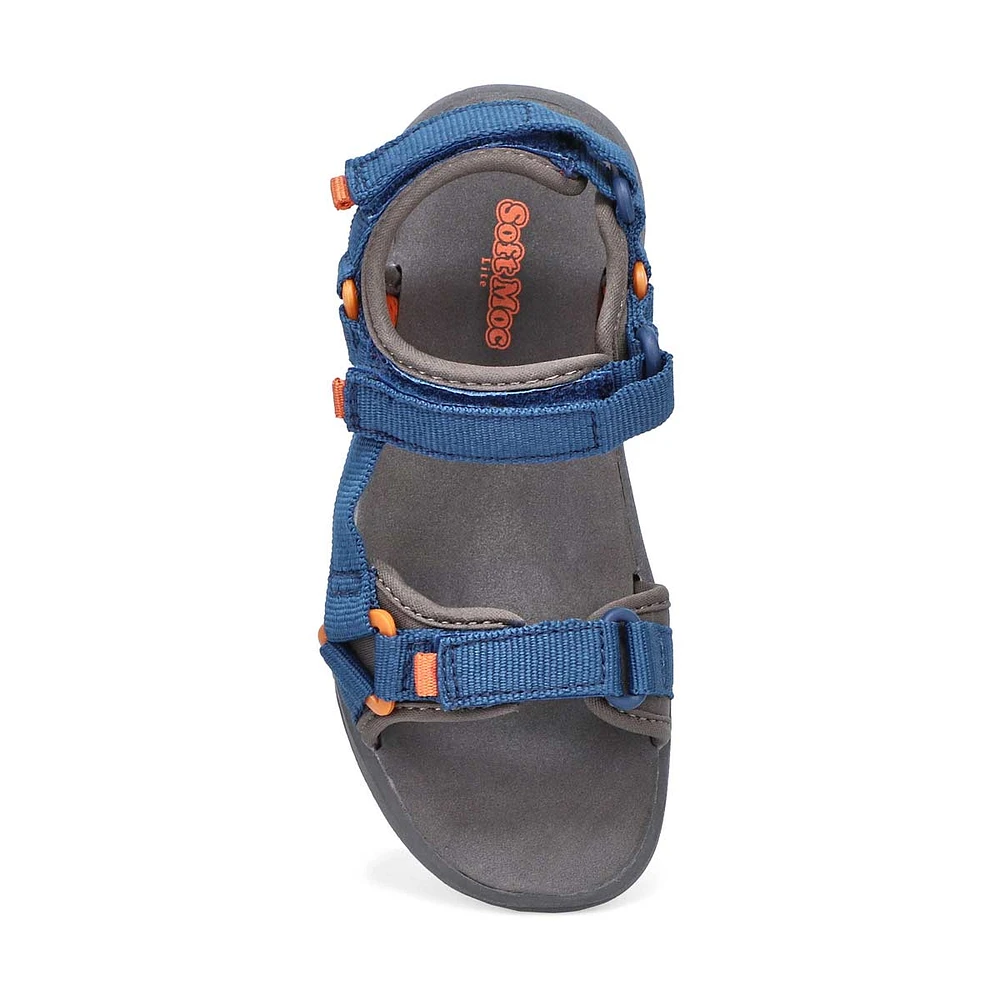 Boys' Benny Sport Sandal - Navy/Orange