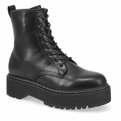 Women's Bolero Combat Boot - Black