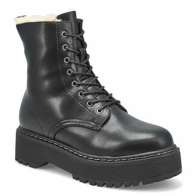Women's Bolero Combat Boot - Black