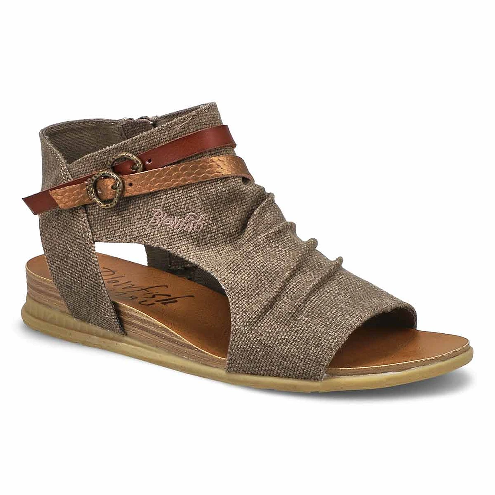 Women's Boxie Casual Sandal - Brown