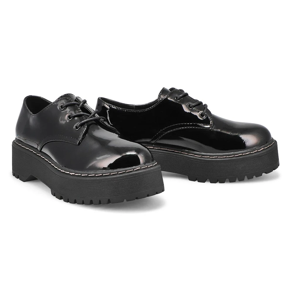 Richelieus BRENTON PLATFORM, noir verni, femmes