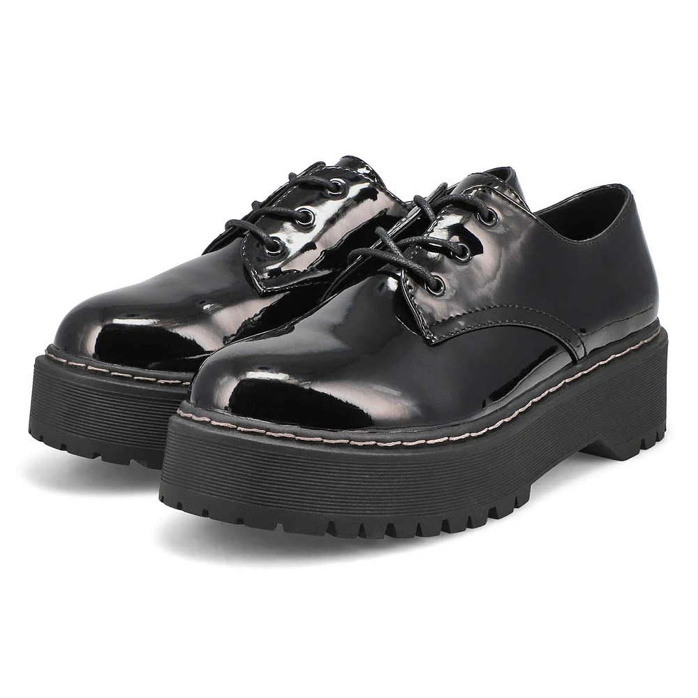 Richelieus BRENTON PLATFORM, noir verni, femmes