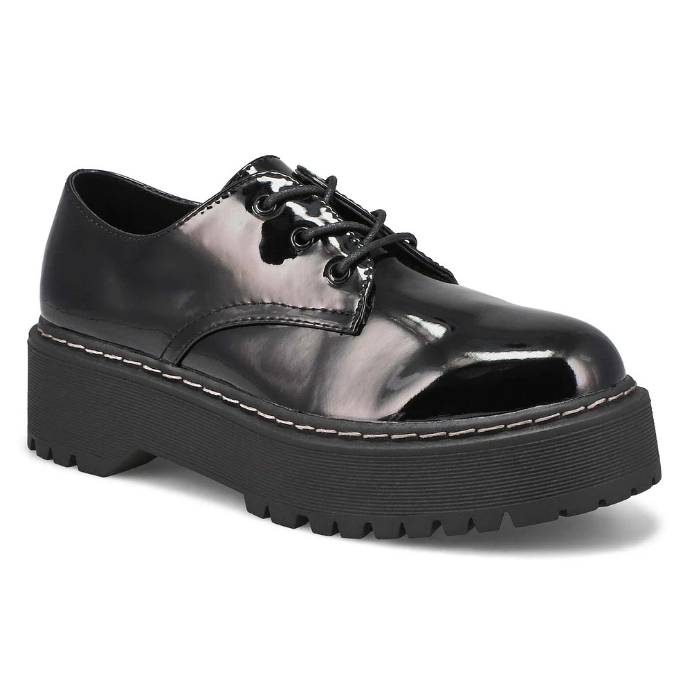 Richelieus BRENTON PLATFORM, noir verni, femmes