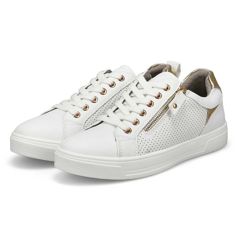 Women's Brooke Lace Up Fashion Sneaker - White