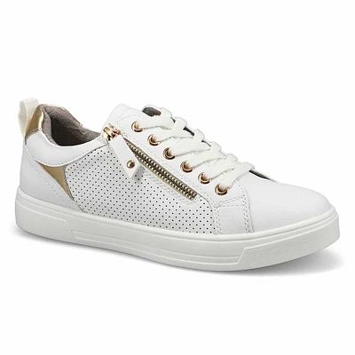 Women's Brooke Lace Up Fashion Sneaker - White