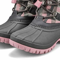 Girls' Caitlin Waterproof Winter Boot - Charcoal