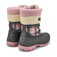 Girls' Caitlin Waterproof Winter Boot - Charcoal