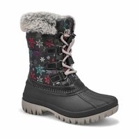 Girls' Carly Waterproof Winter Boot - Black