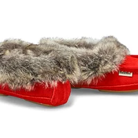 SoftMocs avec fausse fourrure CARROT 5, bleu pâle,