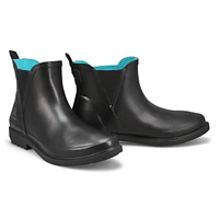 Botte de pluie Chelsea imperméable CHLOE LO, noir,