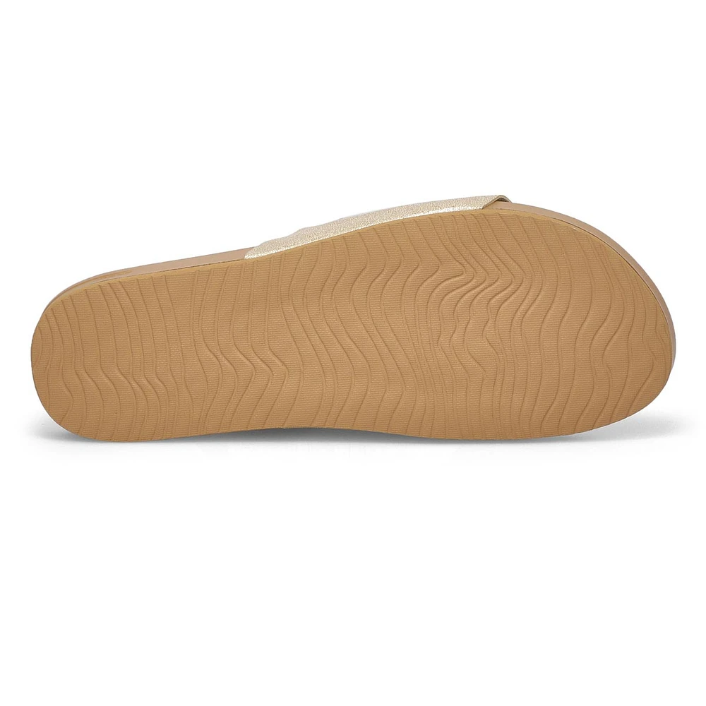 Women's Cushion Scout Slide Sandal - Champagne