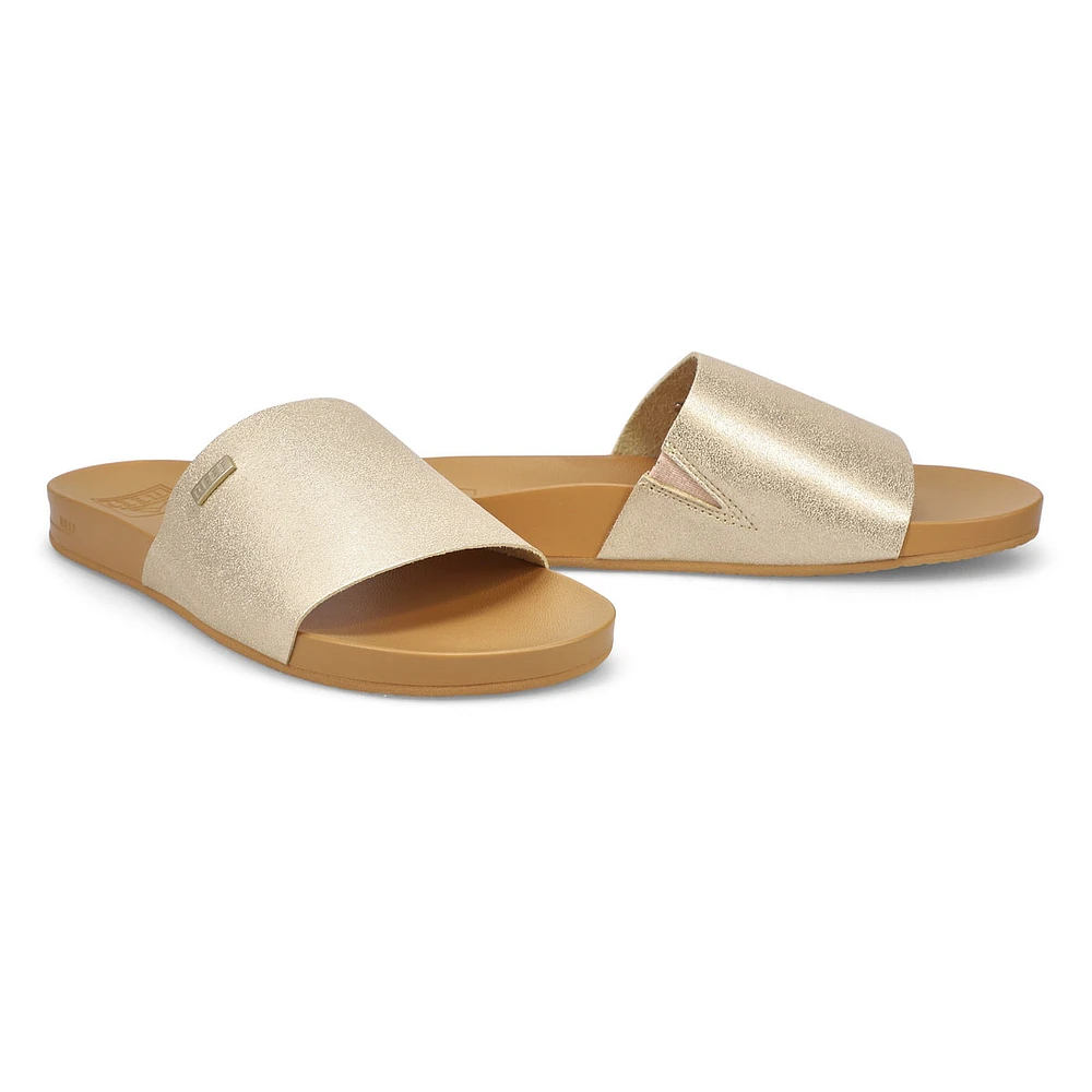 Women's Cushion Scout Slide Sandal - Champagne