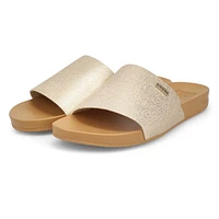 Women's Cushion Scout Slide Sandal - Champagne