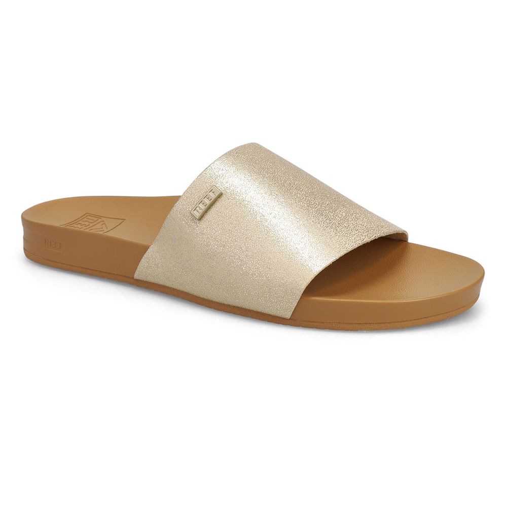 Women's Cushion Scout Slide Sandal - Champagne