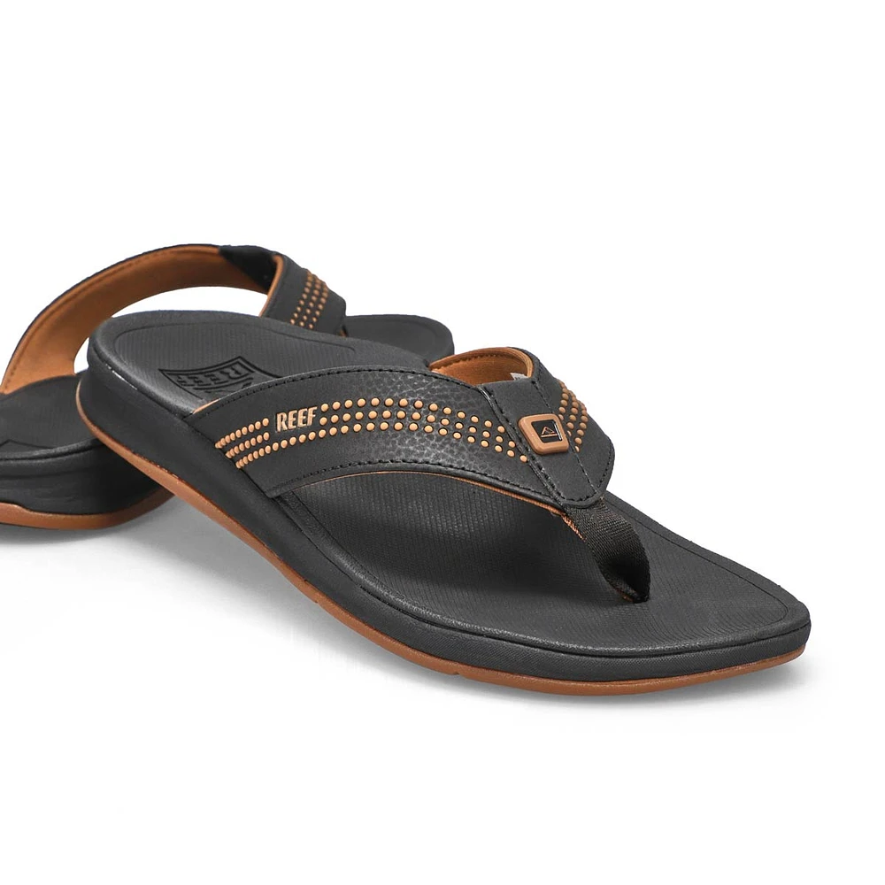 Men's Reef Ortho-Seas Thong Sandal - Black