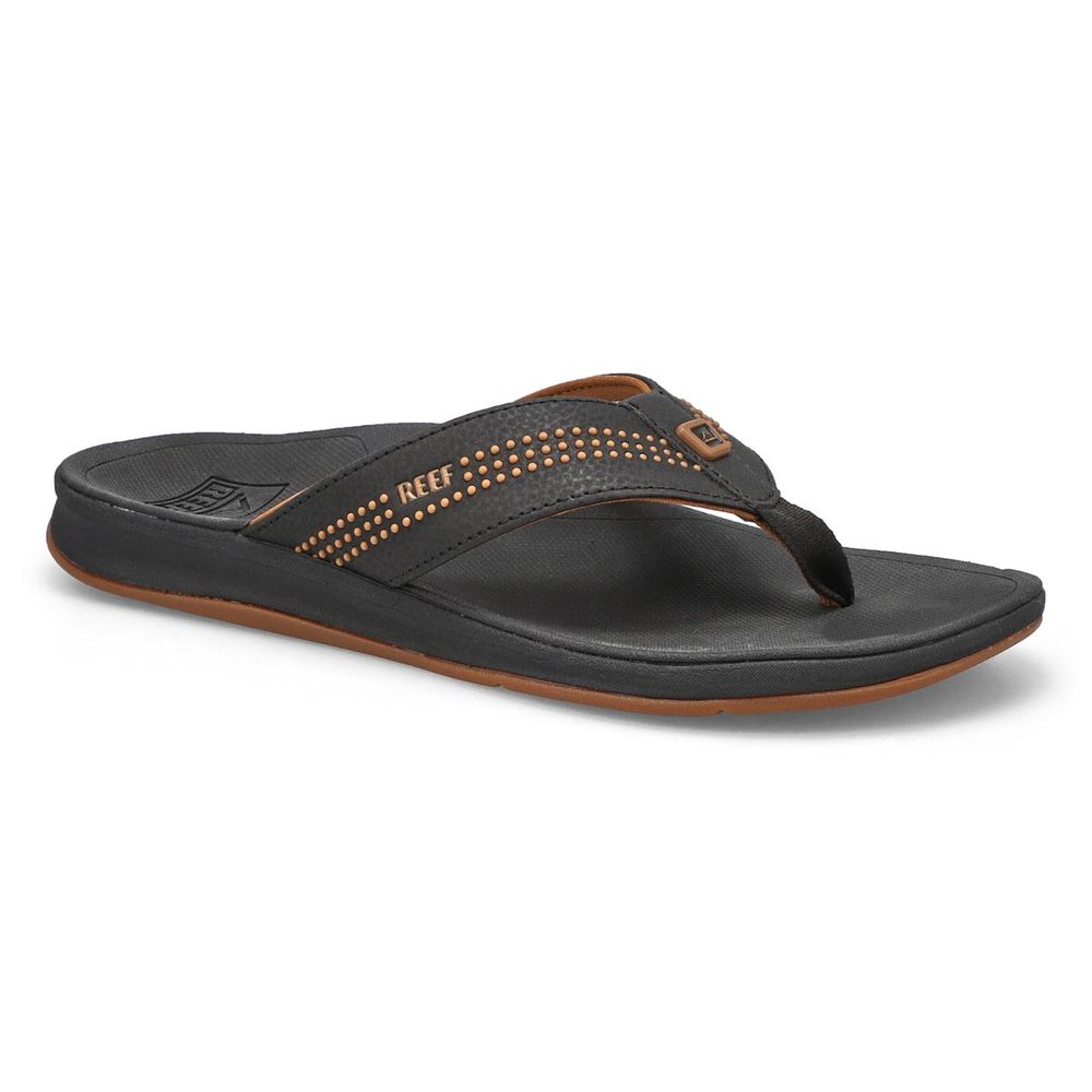 Reef Men's Reef Ortho-Seas Thong Sandal - Black