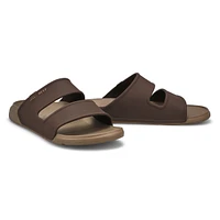 Men's Oasis Double Up Slide Sandal - Brown/Tan