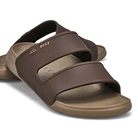 Men's Oasis Double Up Slide Sandal - Brown/Tan