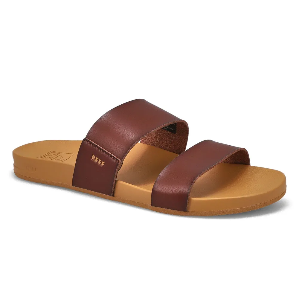 Reef Women's Cushion Vista Slide Sandal - Espresso