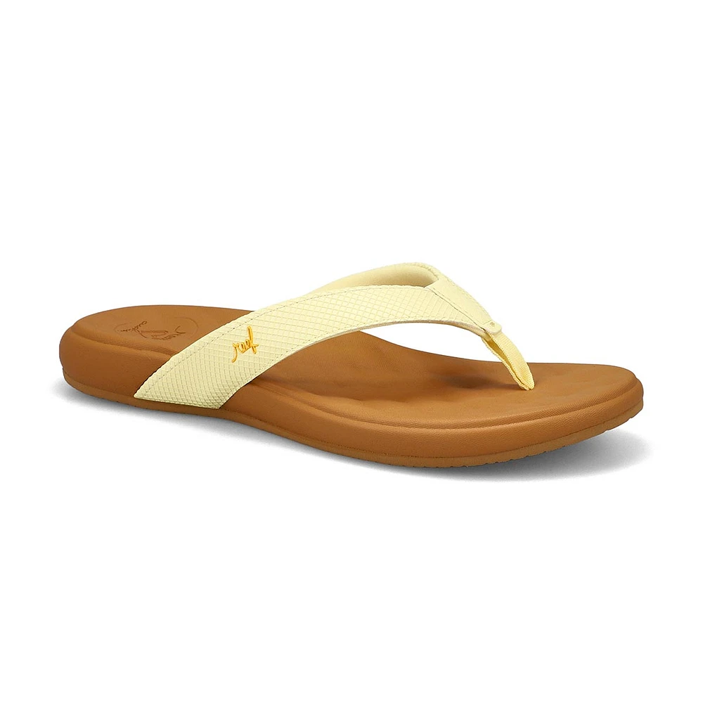 Tong CUSHION HARMONY, banane pâle, femmes