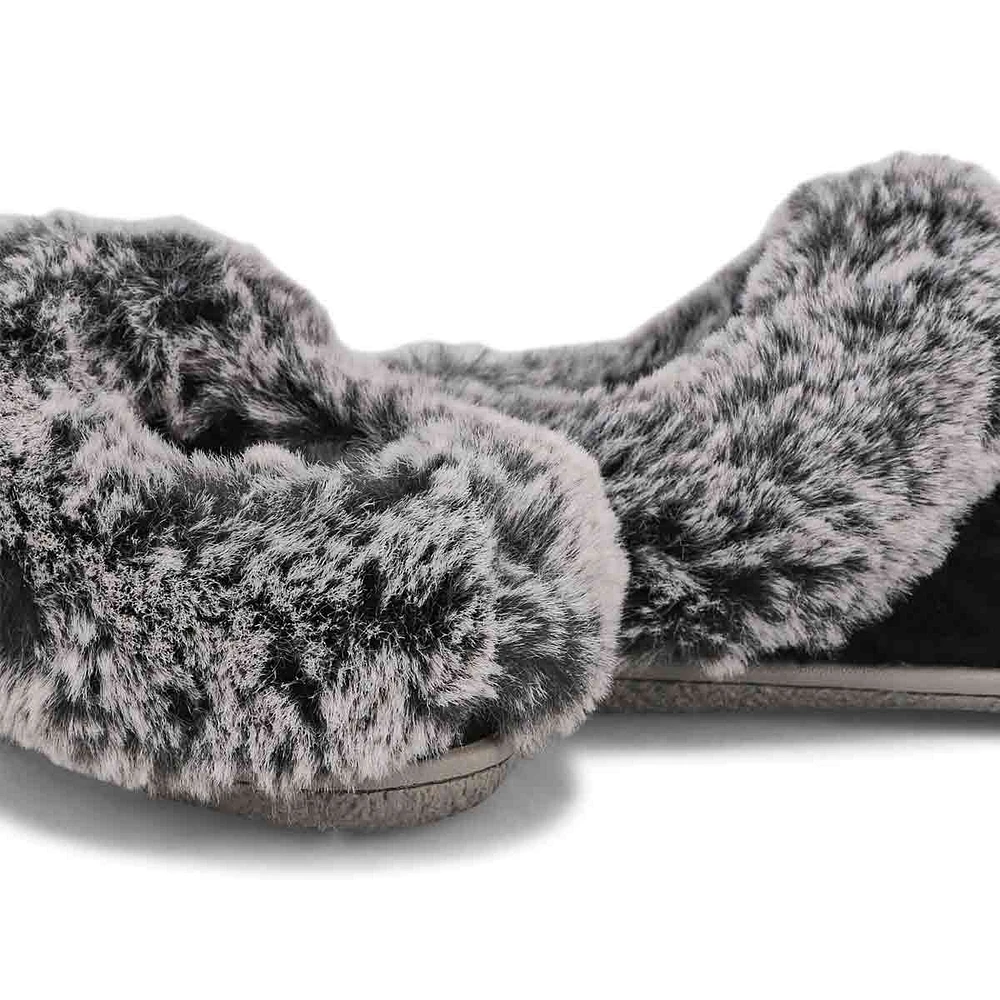 Women's Clipper Knit Faux Fur Slipper