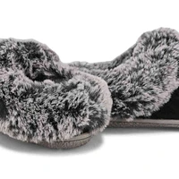 Women's Clipper Knit Faux Fur Slipper