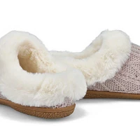 Women's Clipper Knit Faux Fur Slipper