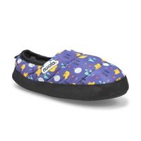 Kids' Classic Printed Teddy Slipper