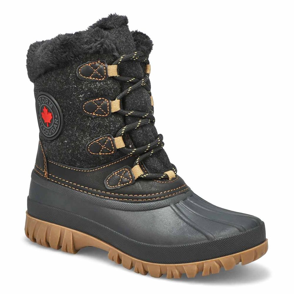 Women's Cozy Waterproof Winter Boot - Black