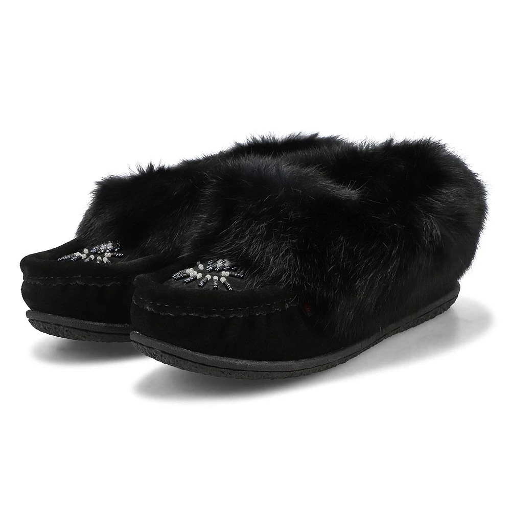 Women's Cute 5 Rabbit Fur SoftMocs