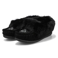 Women's Cute 5 Rabbit Fur SoftMocs