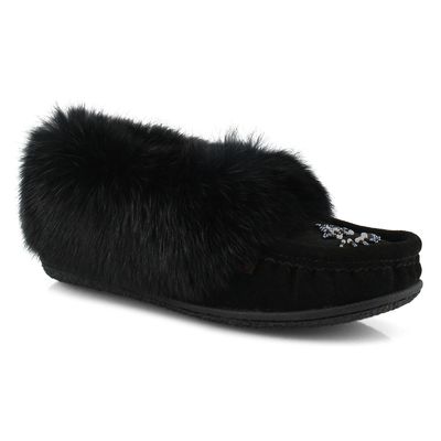 Women's Cute 5 Rabbit Fur SoftMocs