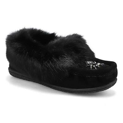 Women's Cute 5 Rabbit Fur SoftMocs