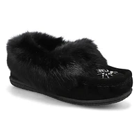 Women's Cute 5 Rabbit Fur SoftMocs