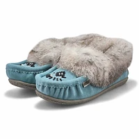 Women's Cute 5 Rabbit Fur SoftMocs
