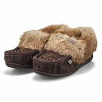 Women's Cute 5 Rabbit Fur SoftMocs