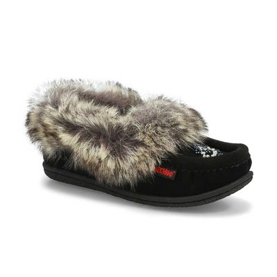 Girls' Cute 5 Jr Faux Rabbit SoftMocs