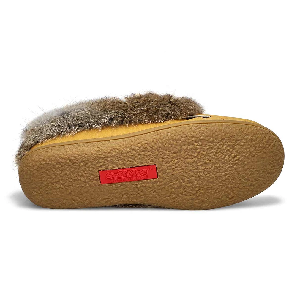 Women's Cute 5 Rabbit Fur SoftMocs