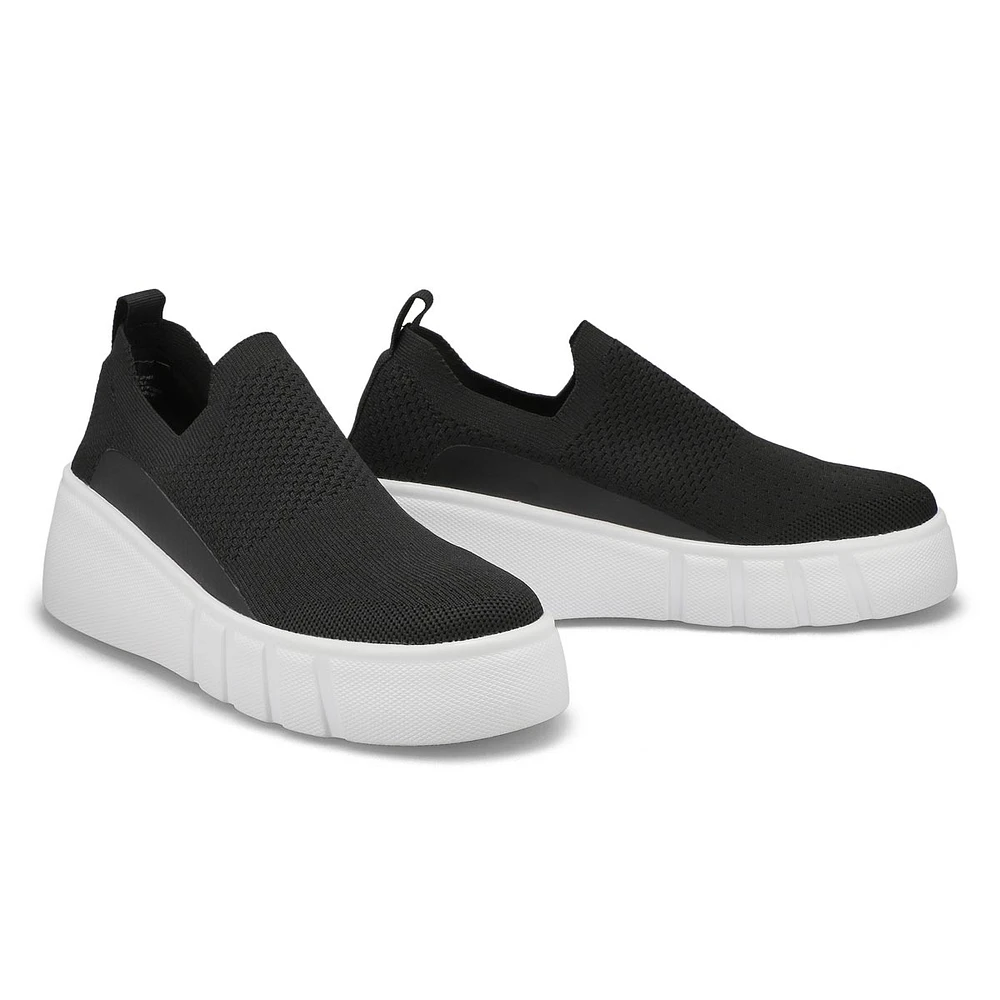 Women's Daley Platform Fashion Sneaker - Black Whi