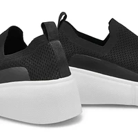 Women's Daley Platform Fashion Sneaker - Black Whi