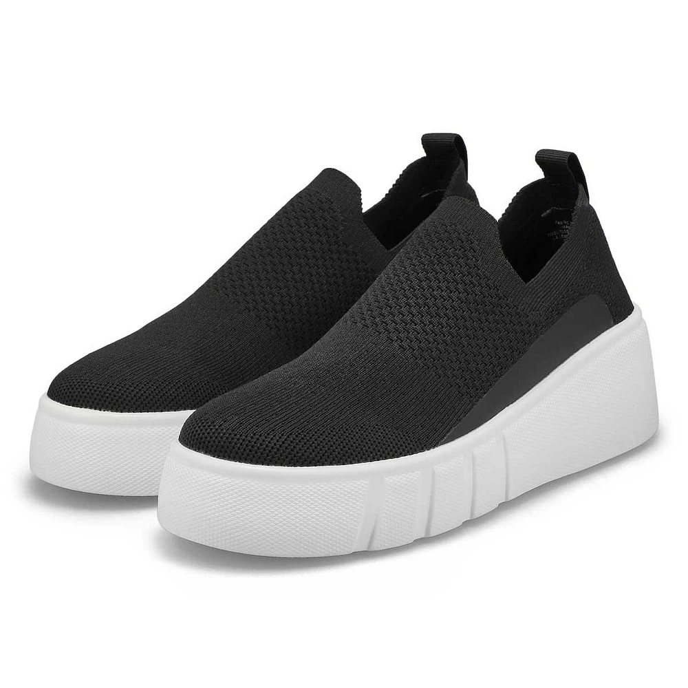 Women's Daley Platform Fashion Sneaker - Black Whi