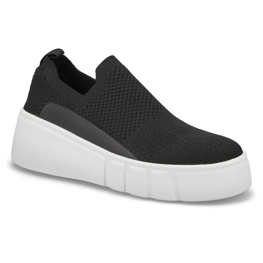 Women's Daley Platform Fashion Sneaker - Black Whi