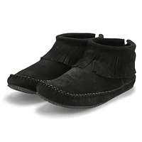 Women's Debra II Lo Suede Back Zip Fringe SoftMocs