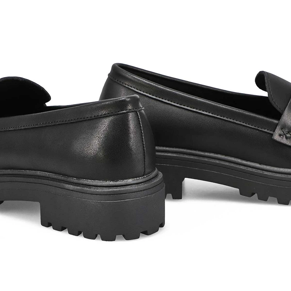 Women's  Dotty3 Leather Penny Loafer - Black