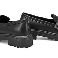 Women's  Dotty3 Leather Penny Loafer - Black