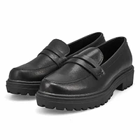 Women's  Dotty3 Leather Penny Loafer - Black